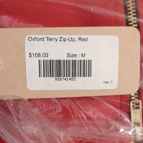 Red Half-Zip Sweatshirt and Pants Set - Picture 10 of 10